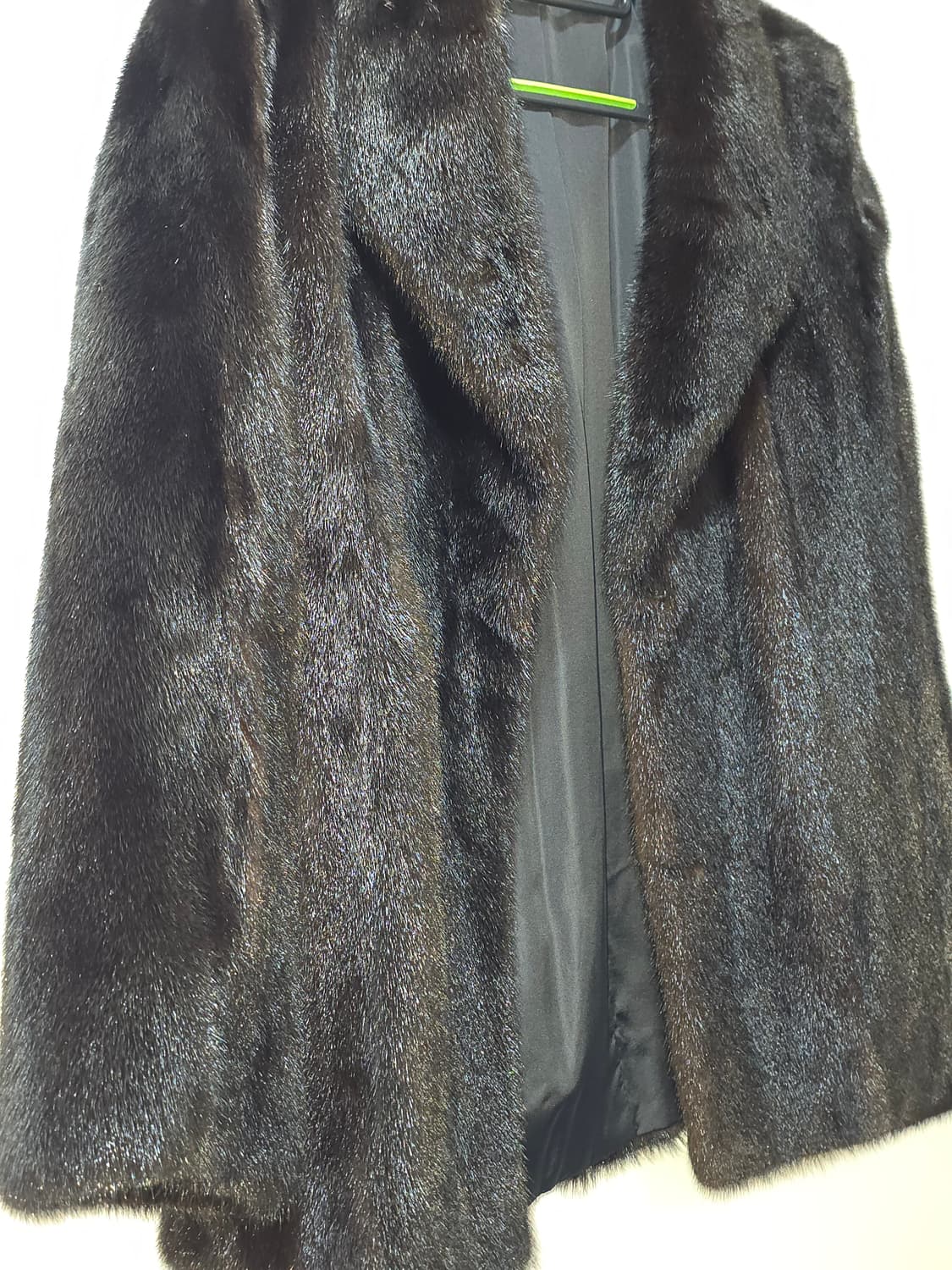 리얼 통밍크 테일러드 자켓 밍크코트 하프코트 빈티지 상품이미지9