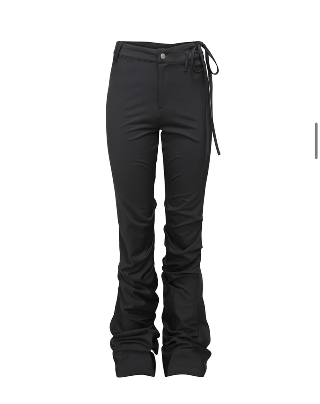 NACHE DRAPING JERSEY PANTS CHARCOAL 상품이미지1