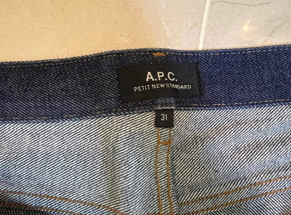 APC A.P.C. 아페쎄 셀비지 청바지 31 상품이미지4