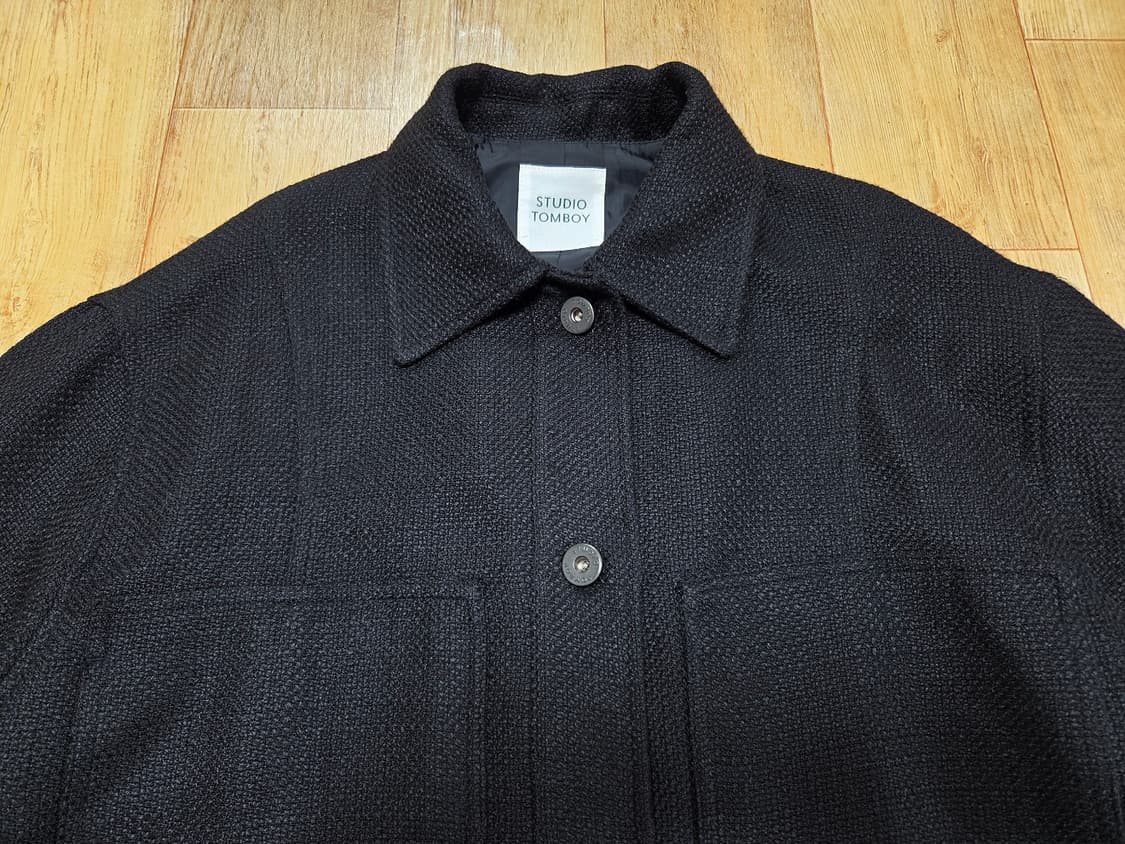 스튜디오톰보이(STUDIO TOMBOY) 빅포켓 트위드 자켓 프리사이즈 상품이미지4