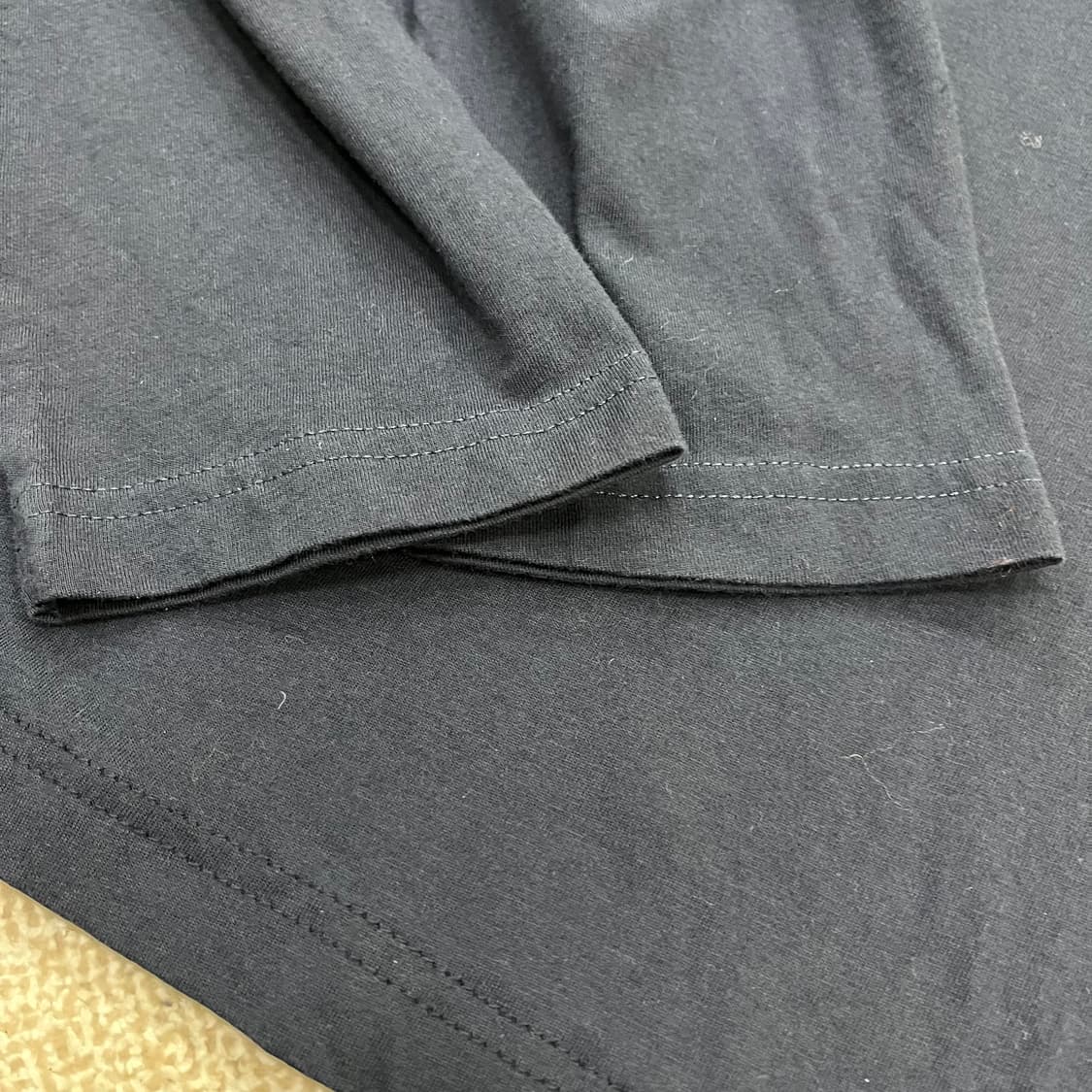 [L] 타미힐피거 스몰로고 롱슬리브 긴팔 티셔츠 네이비 4135 상품이미지5