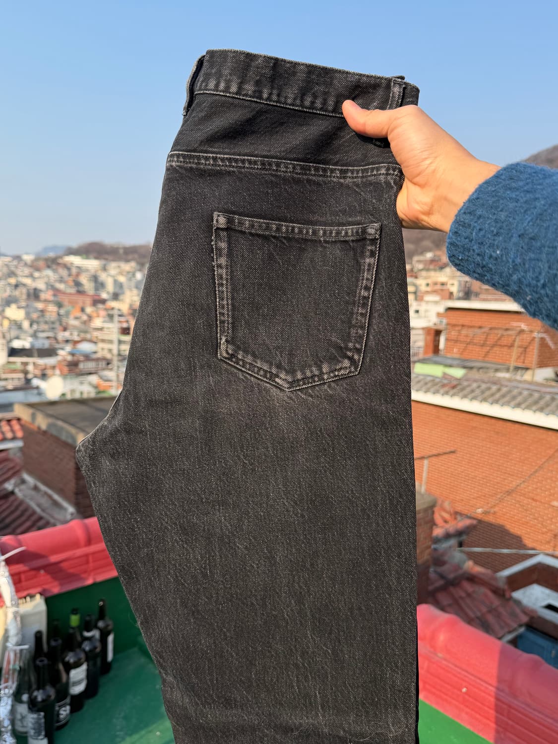 아페쎄 흑청 데님 상품이미지7