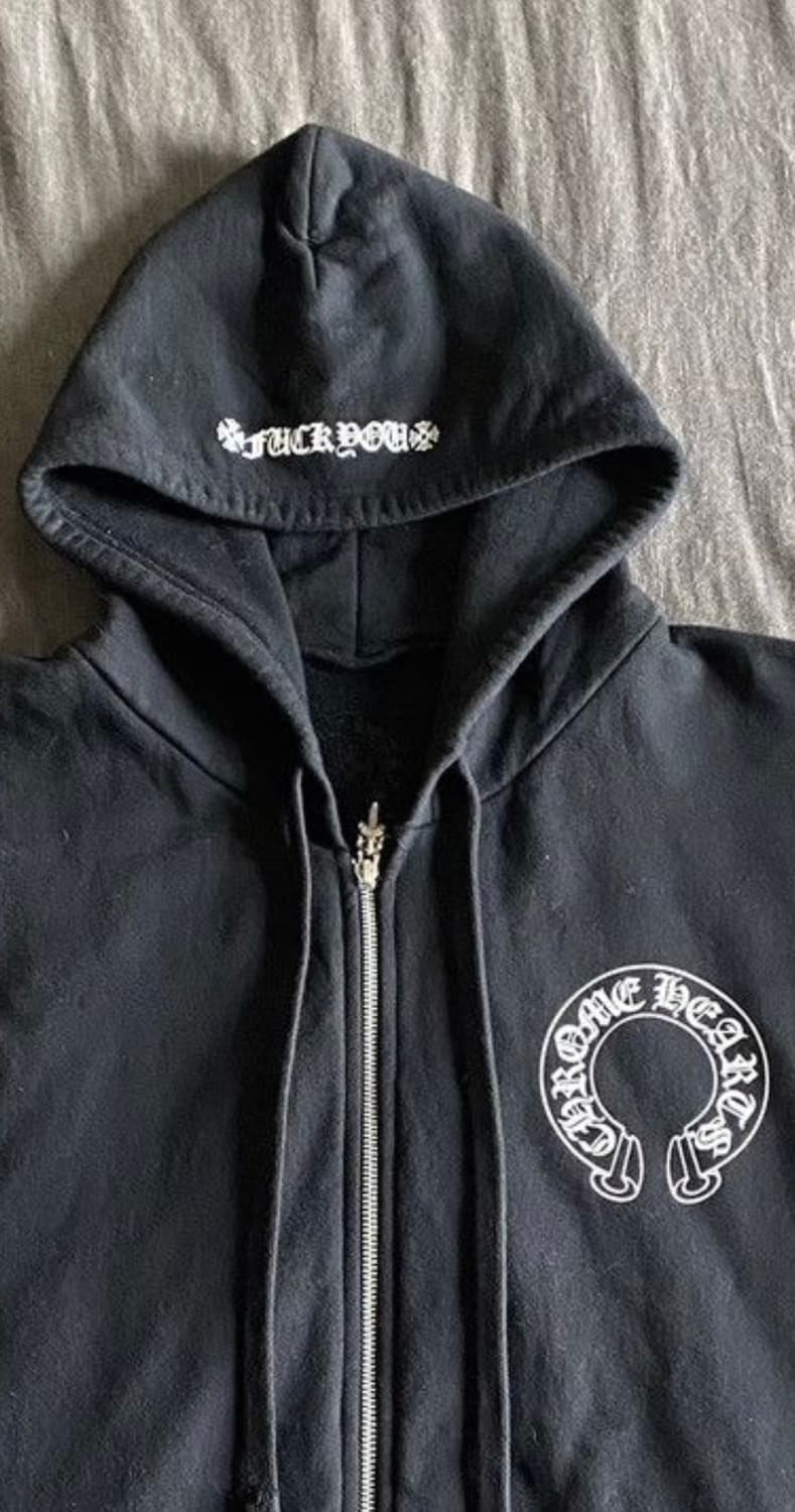 크롬하츠 홀스슈 퍽유 후드집업  - (Large) 상품이미지3