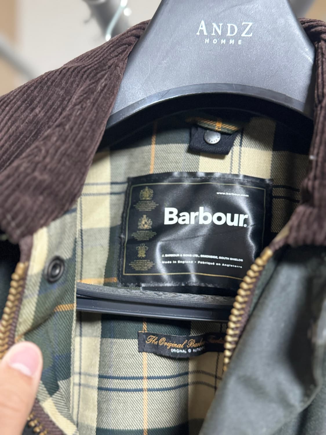 바버 비데일 왁스자켓 상품이미지3