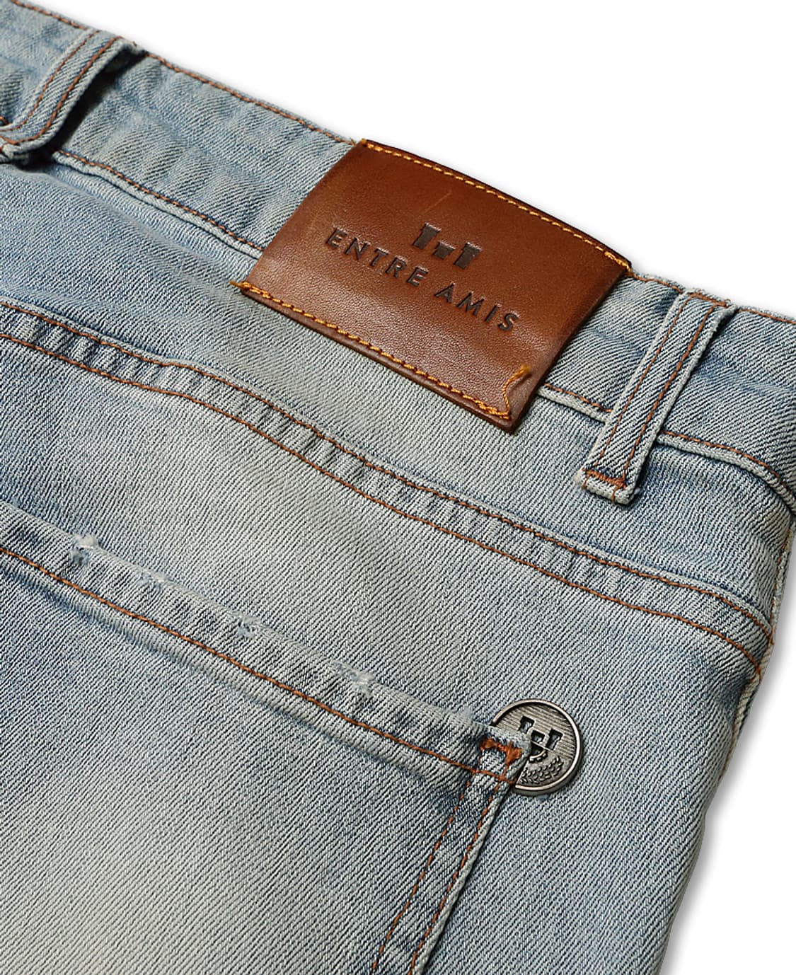 엔트레 아미스 [Entre Amis] 연청 나폴리 빈티지 슬림 데님 팬츠 상품이미지7