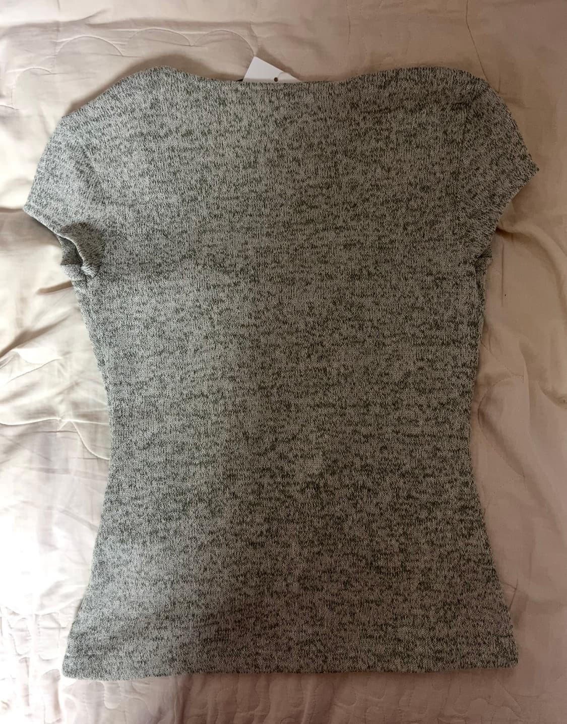 ZARA 자라 러스틱 버튼 탑, 자라 니트 티셔츠, 자라 니트 탑 상품이미지6