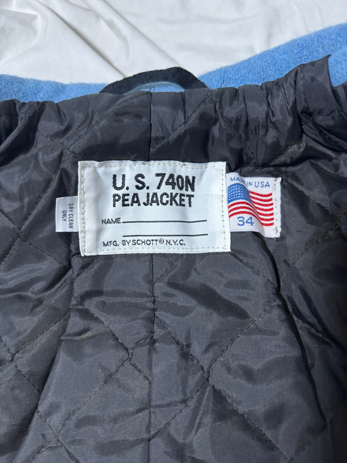 Usa 쇼트 울 피코트 상품이미지4