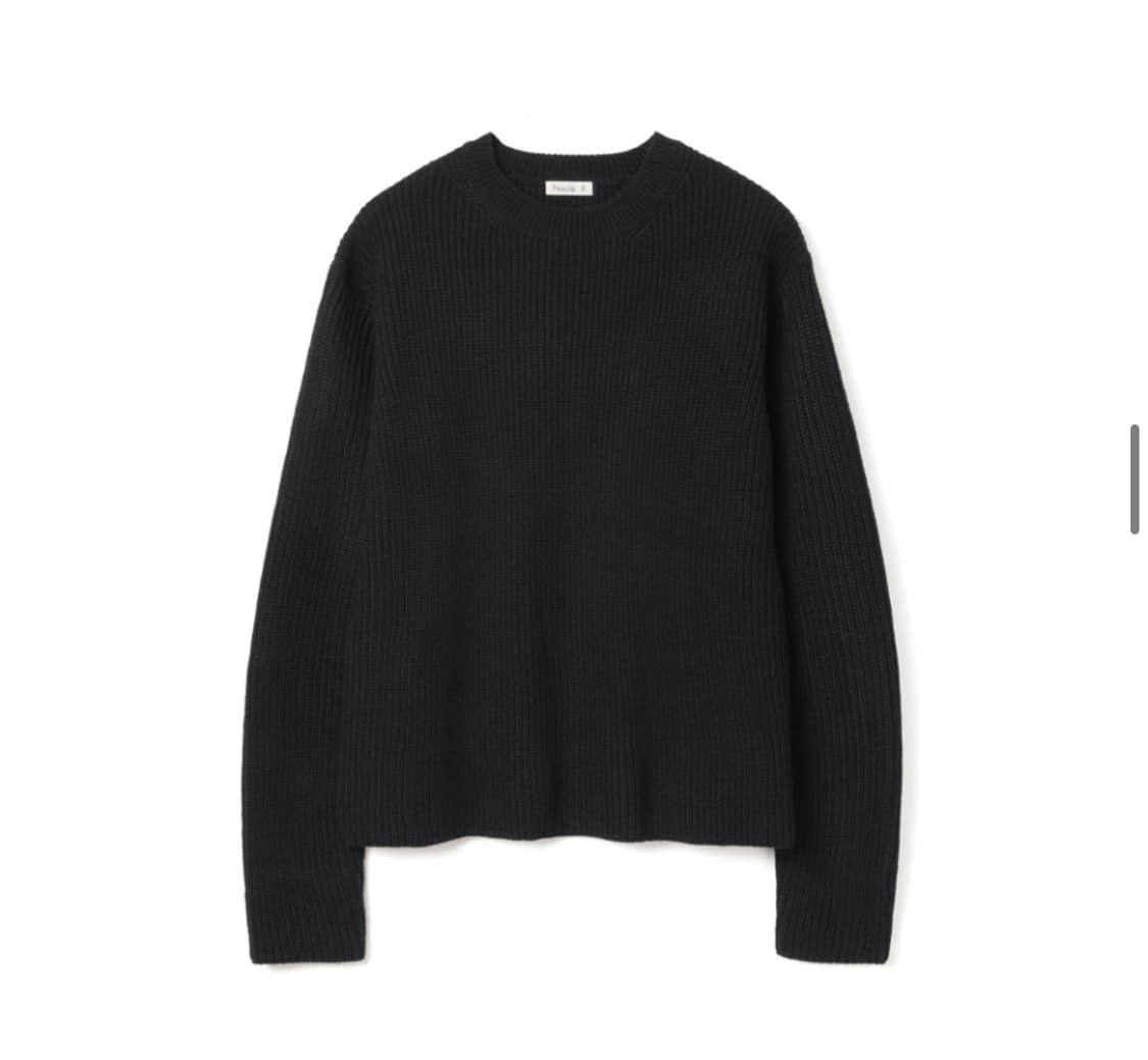 노클 Dylan Back Cable Knit Black 상품이미지2