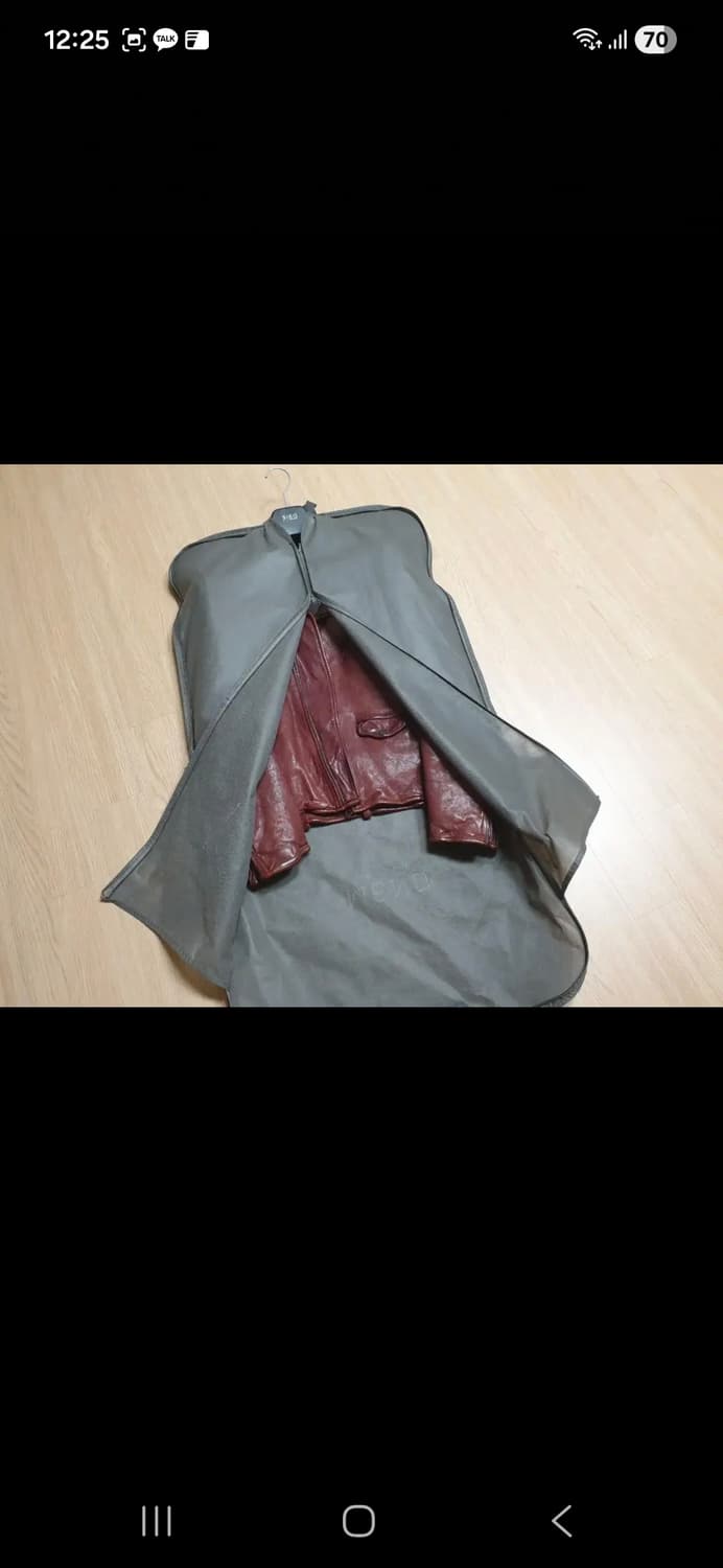 시리즈 포데로사 버건디컬러 가죽자켓 95사이즈 상품이미지7