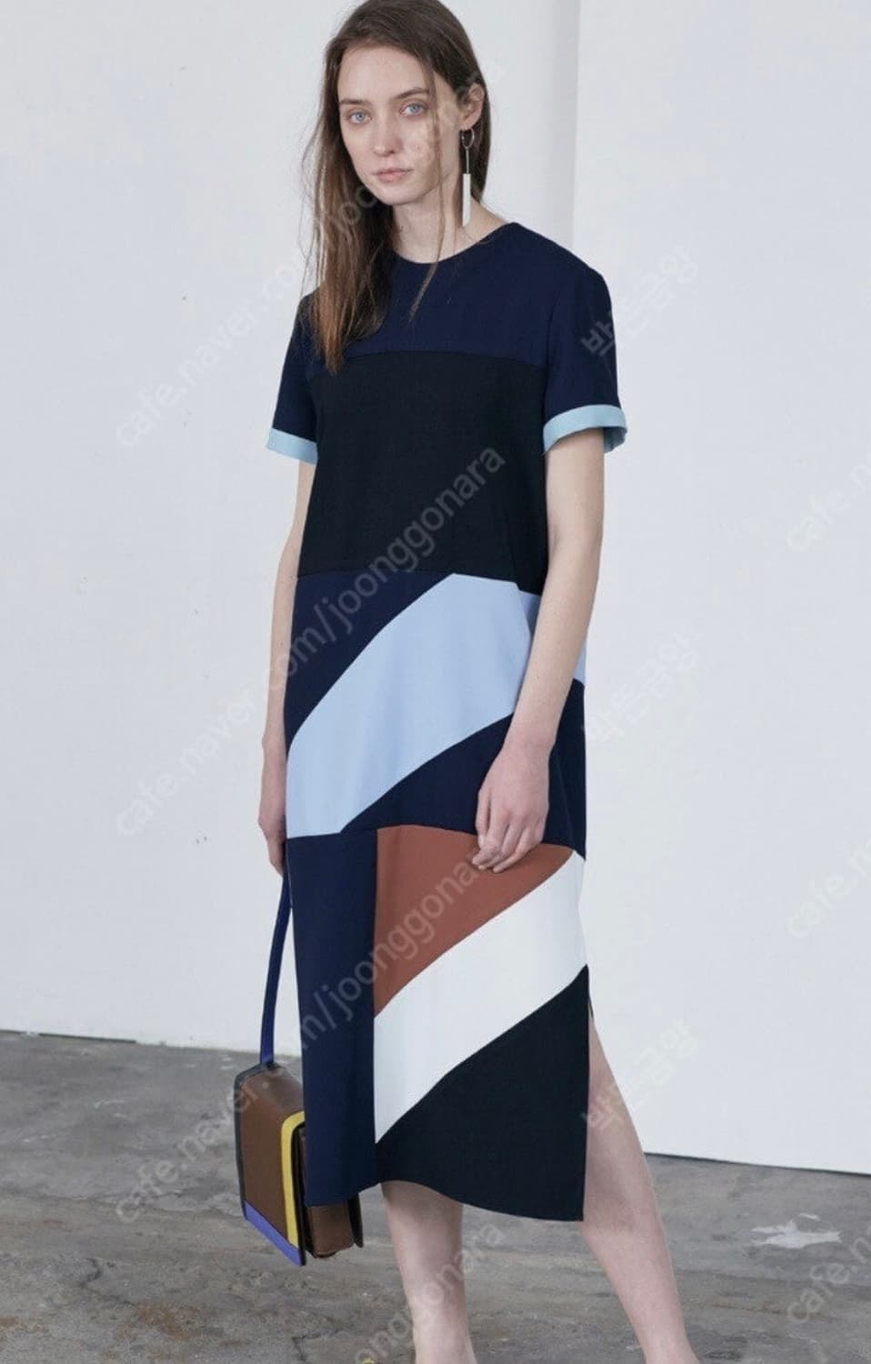 렉토 정유미 컬러블록 원피스 상품이미지3