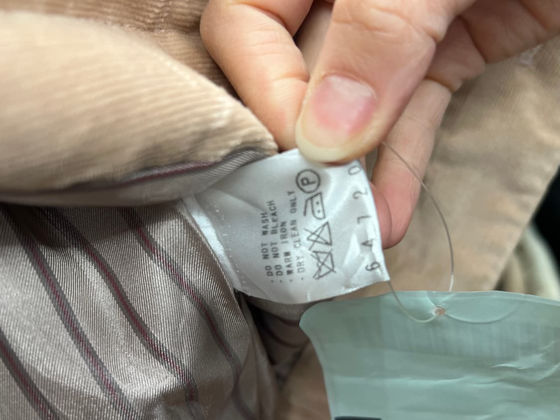 Vintage CÜFF Beige Cropped Jacket 상품이미지4