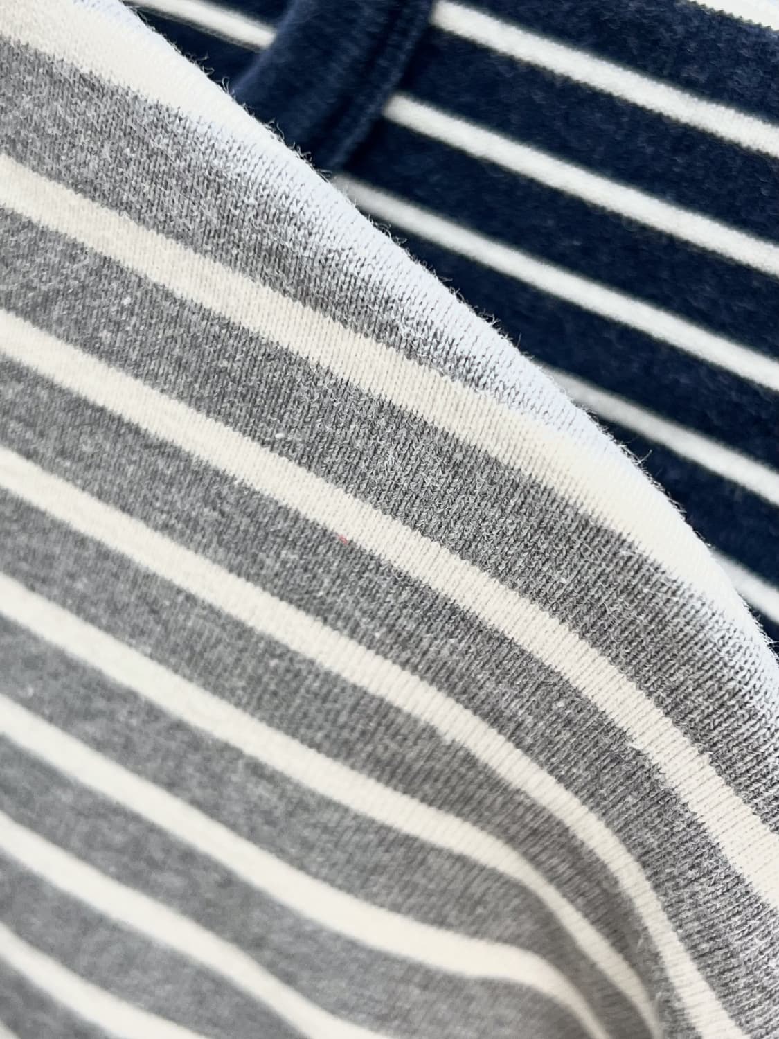 (KR/3) 러프사이드 스트라이프 롱슬리브 그레이 상품이미지7