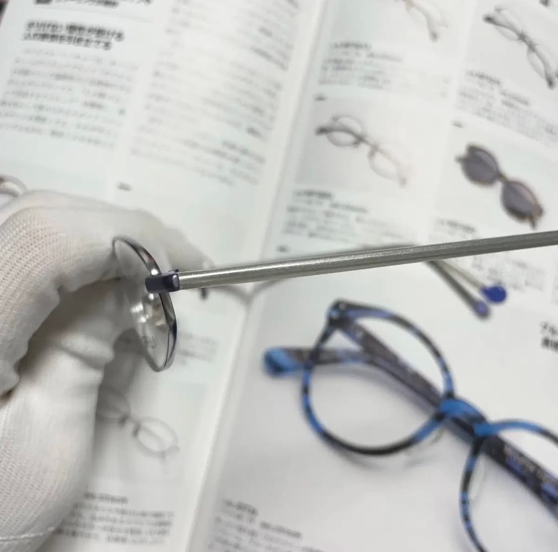 TAKERU 타케루 오벌형 콤비 티타늄 퍼플 일본 안경 상품이미지4