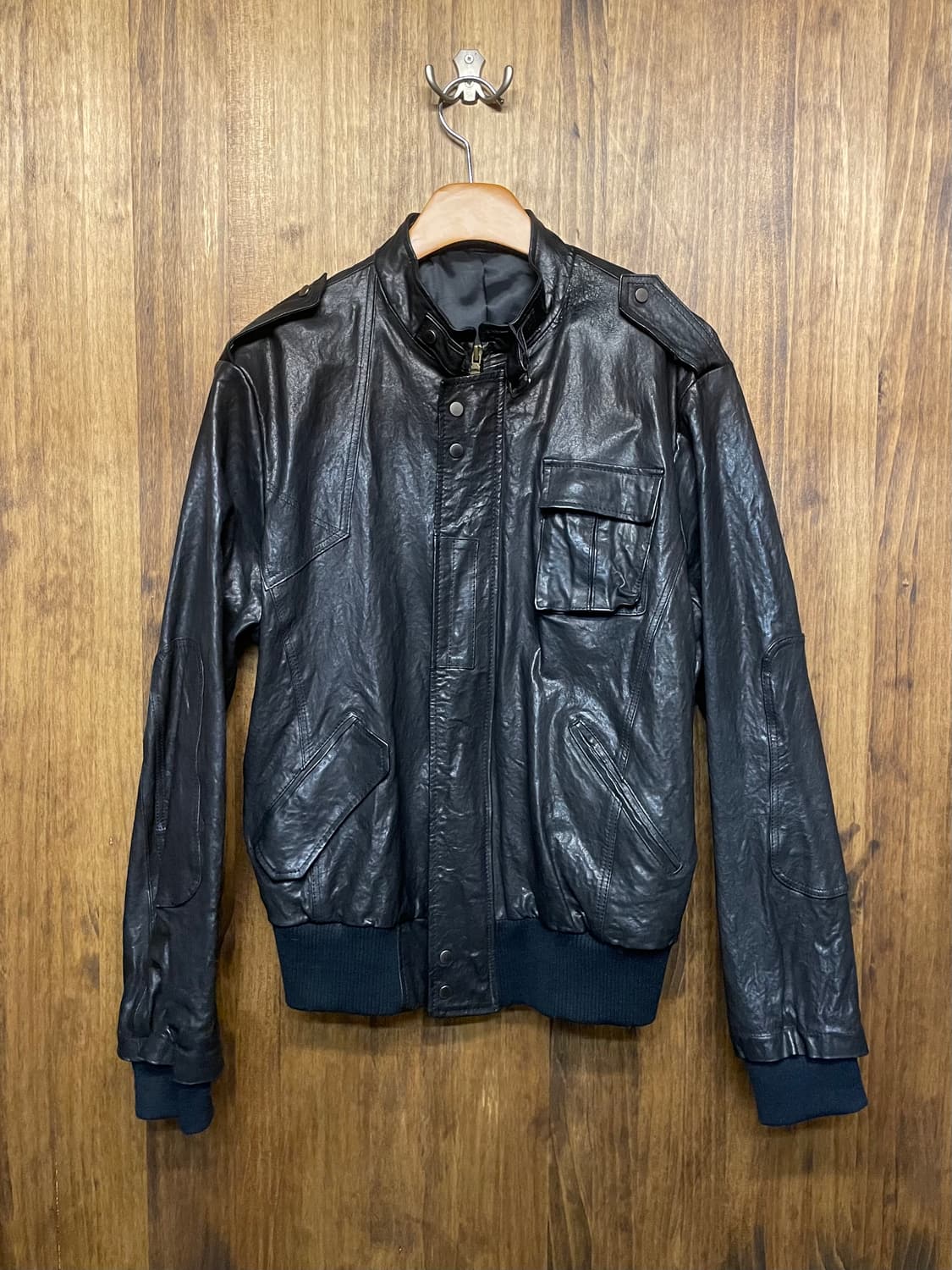 leather jumper 상품이미지1