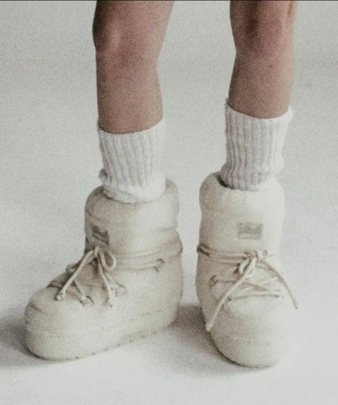 배드블러드 에스키모 부츠 숏 플랫폼 - 크림 M (250-260) 상품이미지1