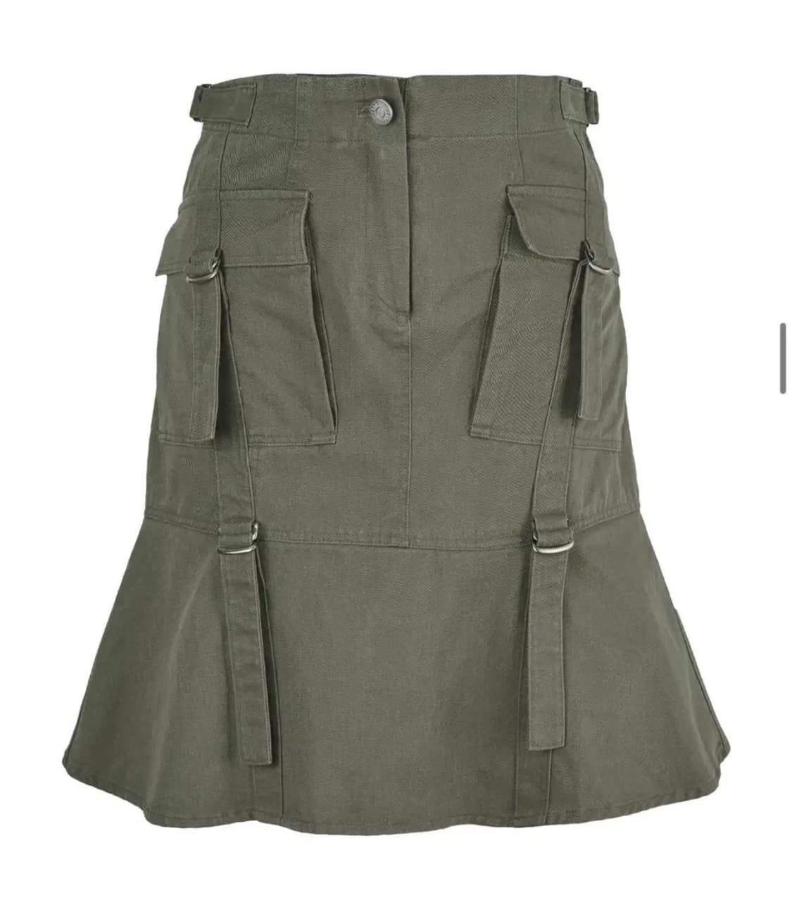 세릭 카고 스커트 카키 상품이미지2