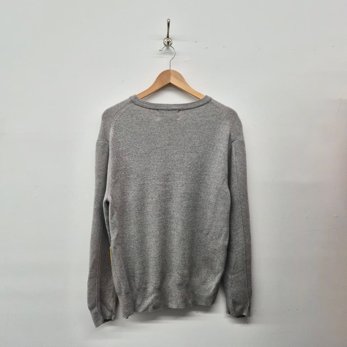 솔리드 옴므 지퍼 디테일 그레이 니트 남성 M 상품이미지7