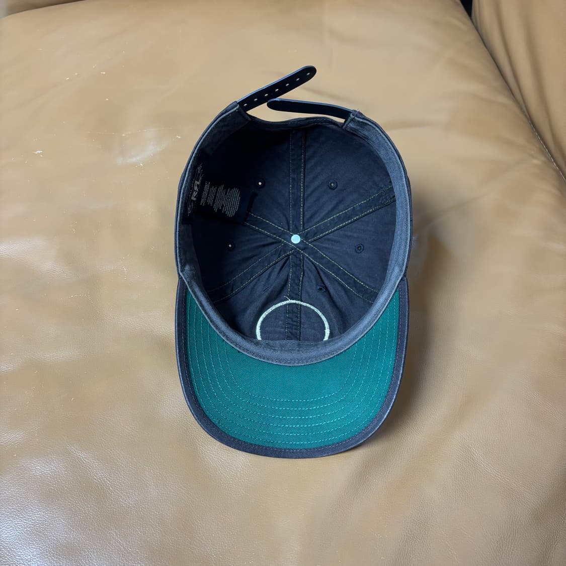 RRL 더블알엘 랄프로렌 폴로 6패널 윙로고 볼캡 모자 (Black) 상품이미지6