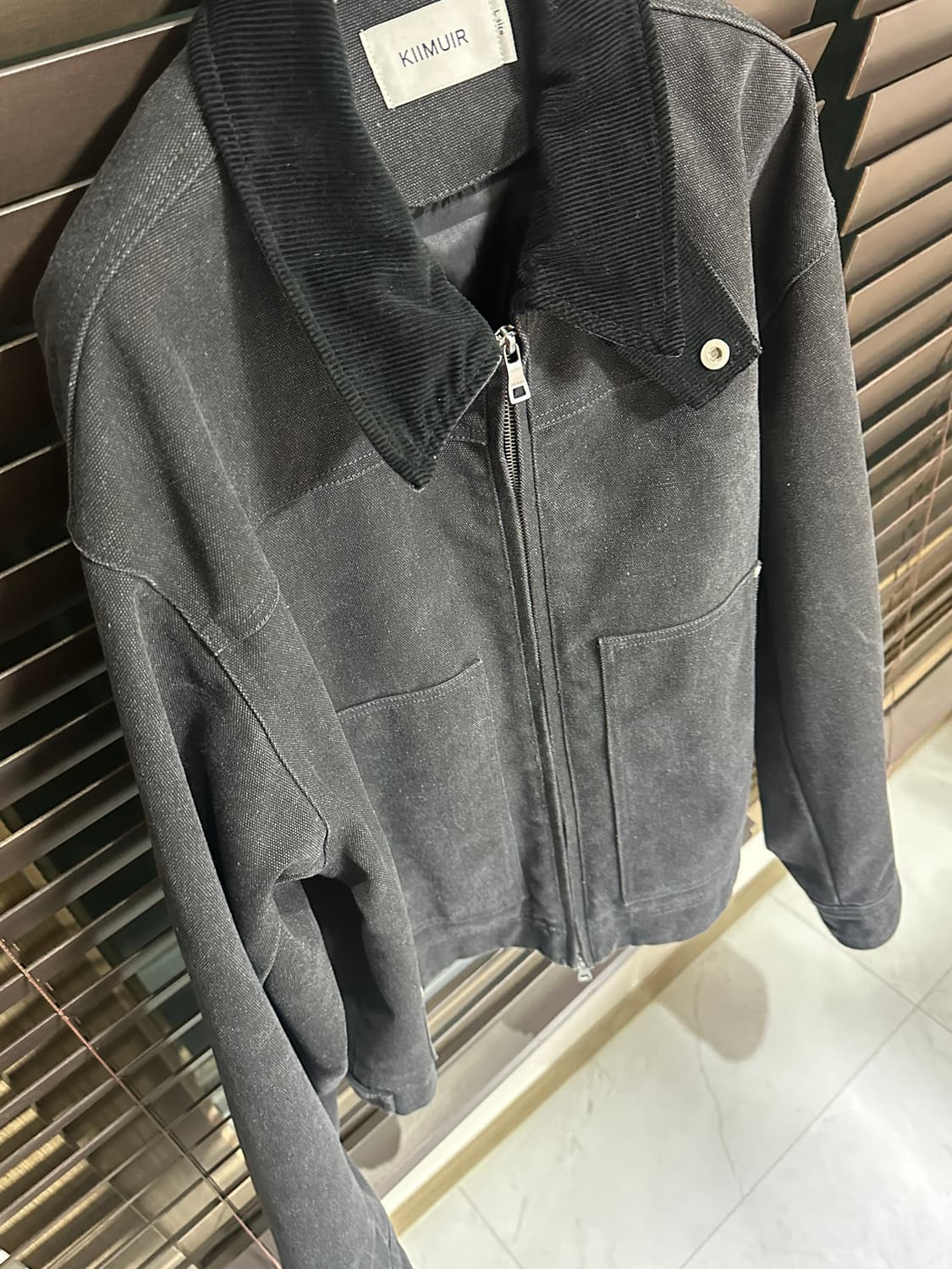 키뮤어 워크자켓 차콜 L size 상품이미지1