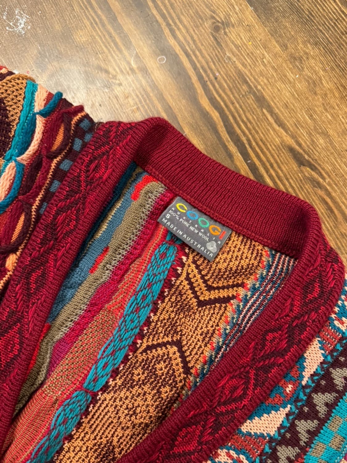 COOGI 쿠지 케이블 니트 가디건 66~77 상품이미지7