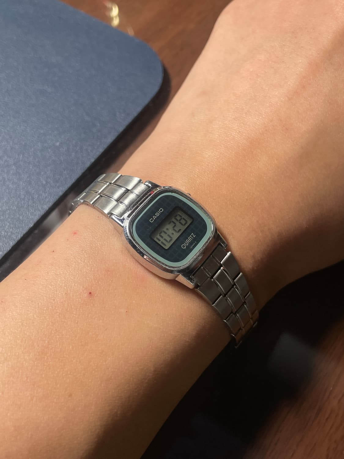 빈티지 카시오 메탈 디지털 시계 상품이미지2