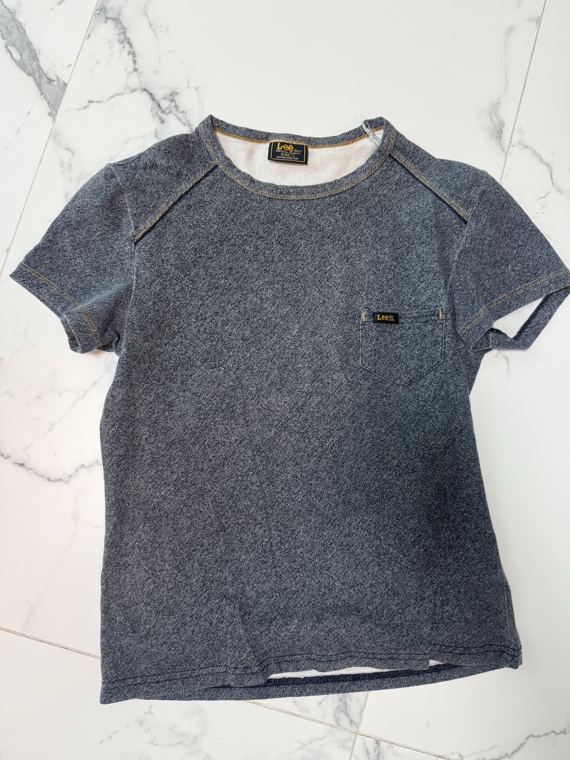 Lee 빈티지 데님 반팔티셔츠 L 상품이미지1