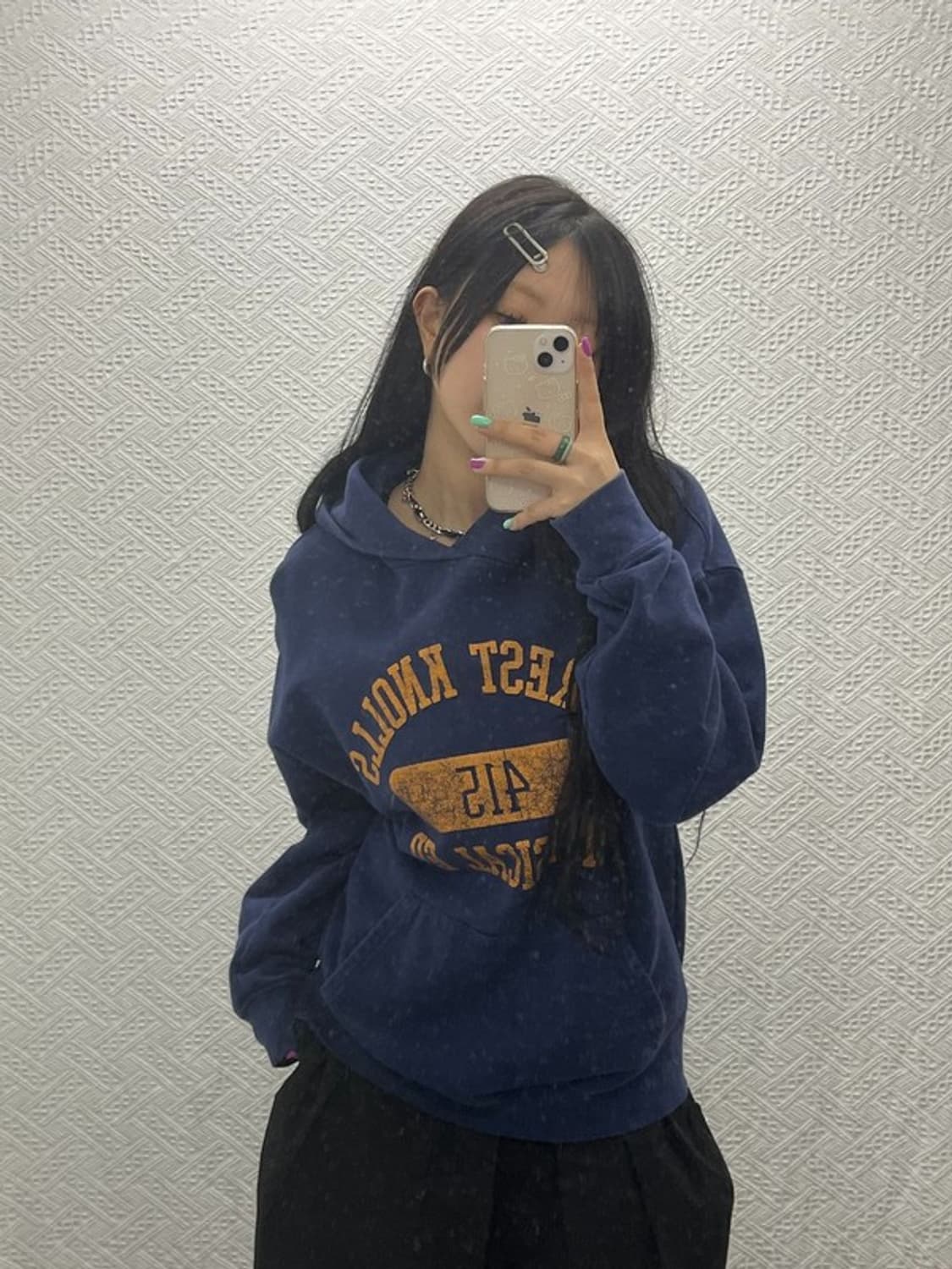 리바이스 올드스쿨 빈티지 레트로 골드탭 프린팅 후드티 M C06745 상품이미지1