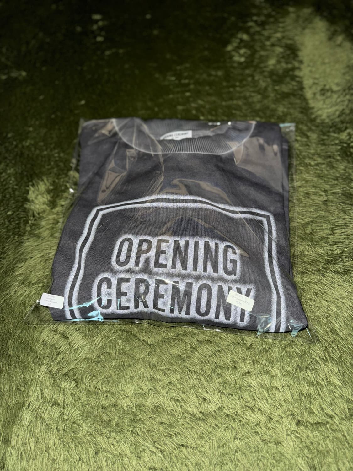 [M] 오프닝 세레모니 릴렉스 핏 박스 로고 피그먼트 워싱 스웻셔츠 상품이미지10