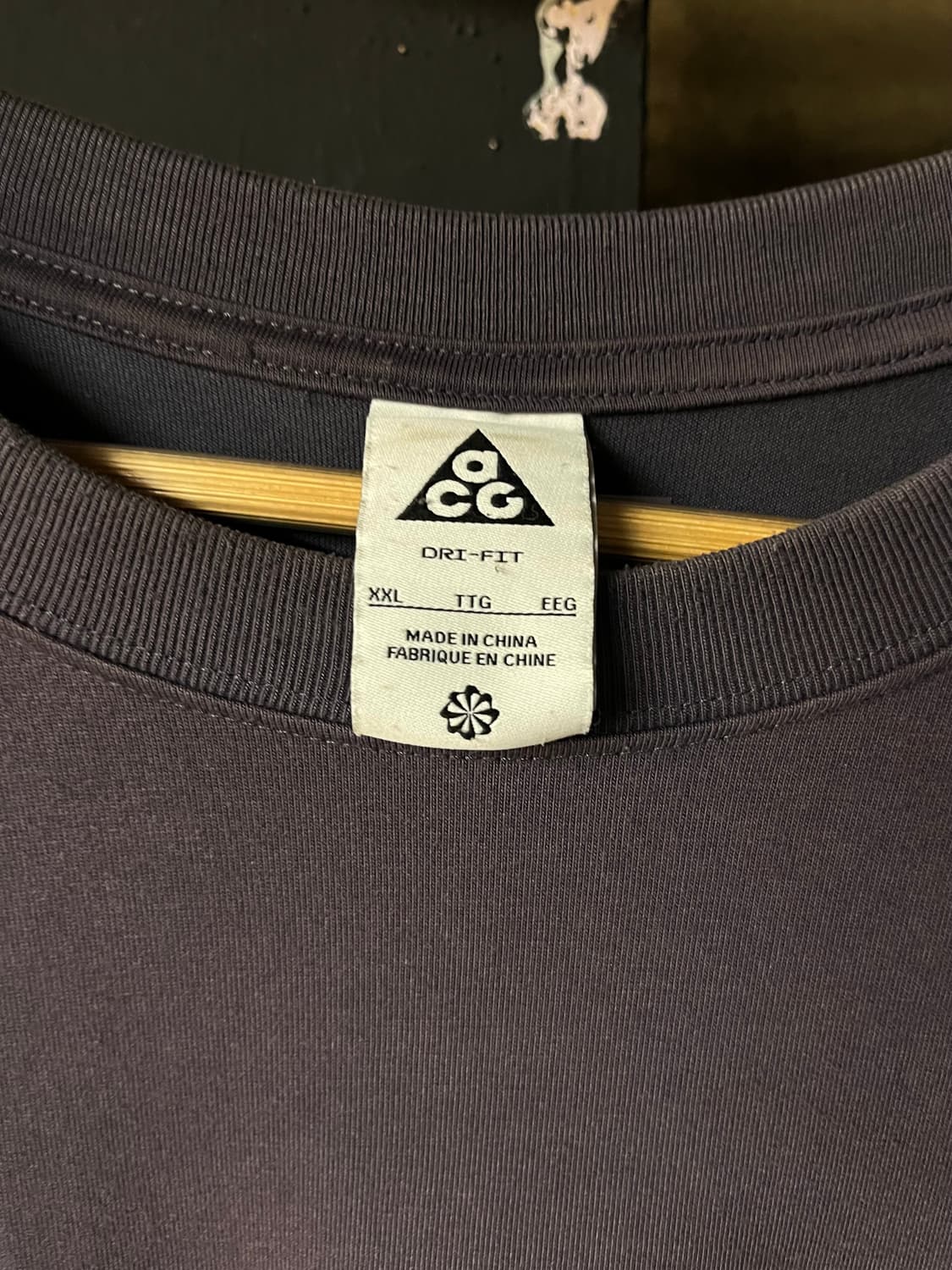 나이키 ACG 하이크 반팔 티셔츠 그레이 2XL #csz397 상품이미지3