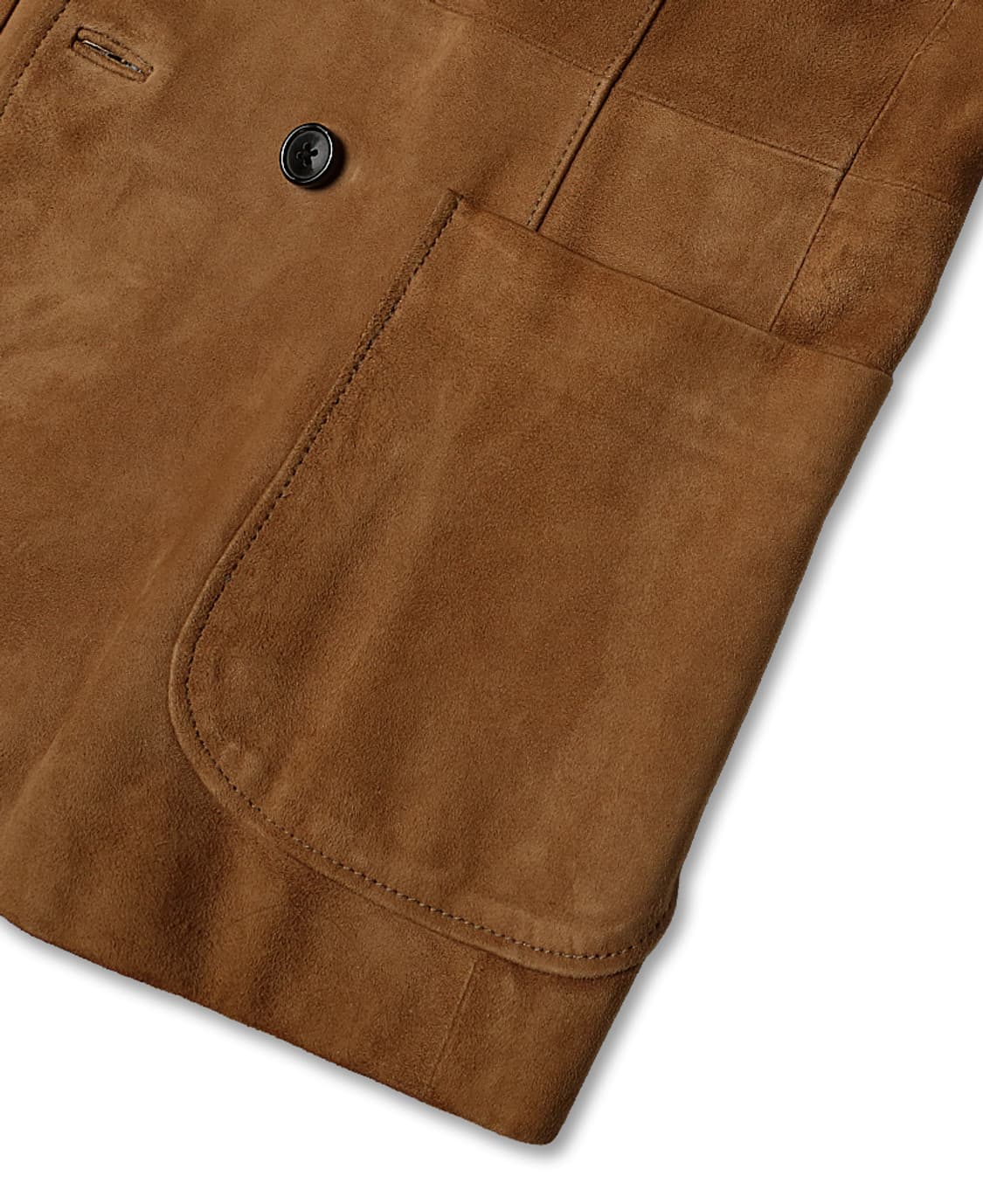 에토네 [Etonne] 염소 가죽 스웨이드 더블 자켓 더블 브레스티드 상품이미지5