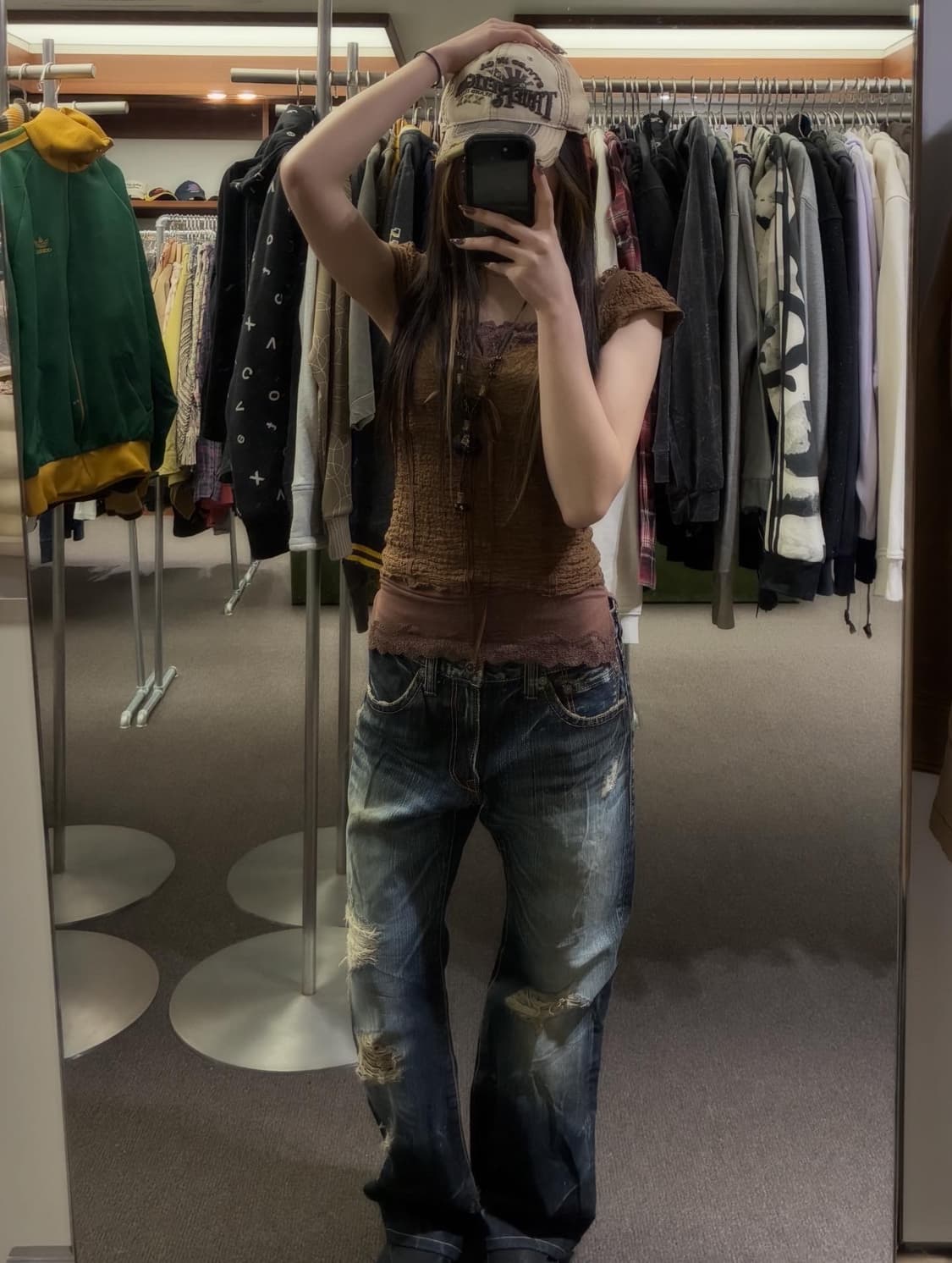 트루릴리젼 빈티지 워싱 볼캡 상품이미지2