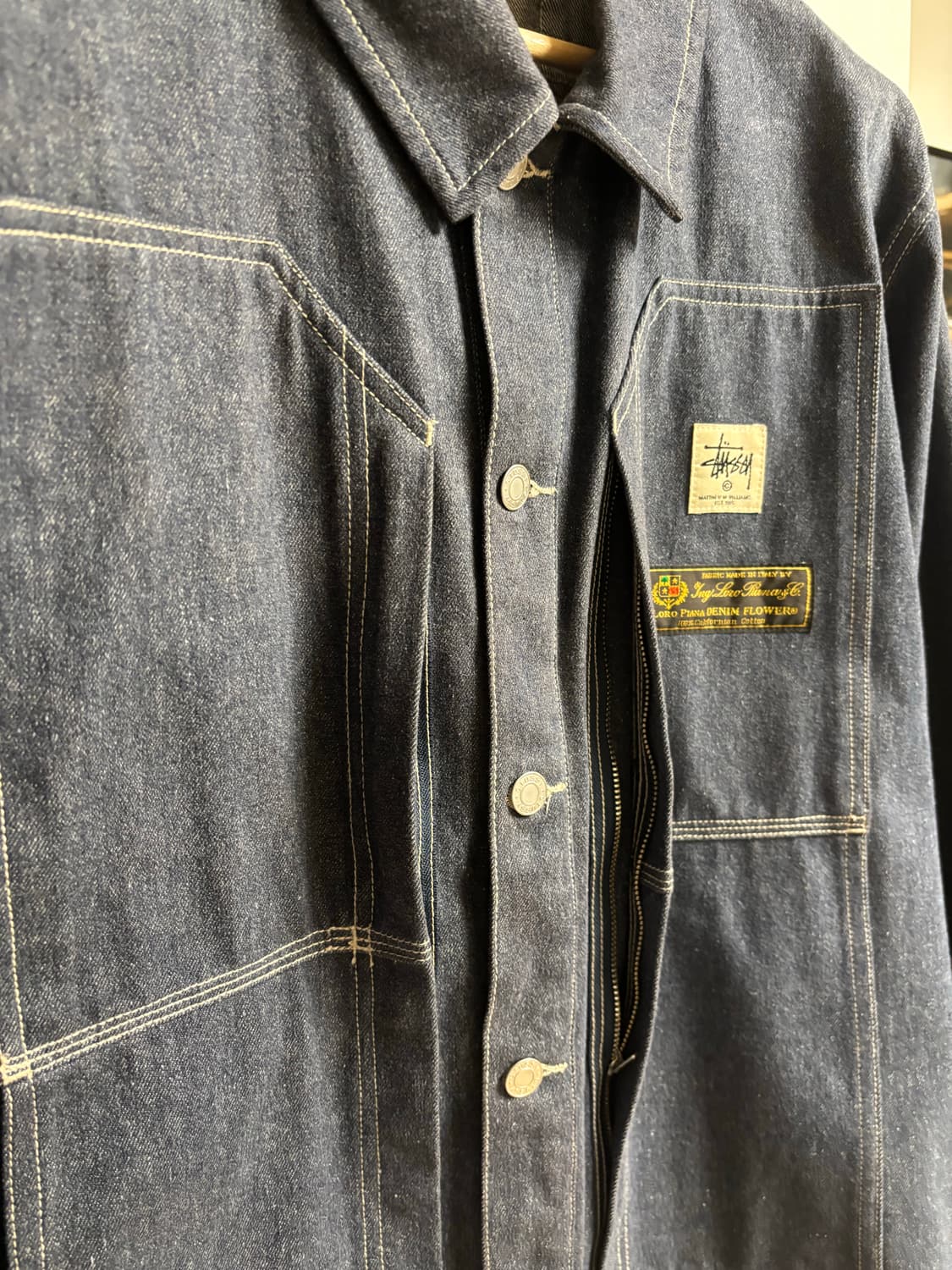 [L] 스투시 X 1017 Alyx 9SM 데님 자켓 상품이미지5