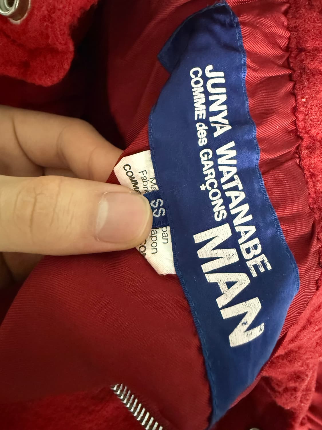 준야와타나베 07aw 축융 울 라이더자켓 상품이미지5