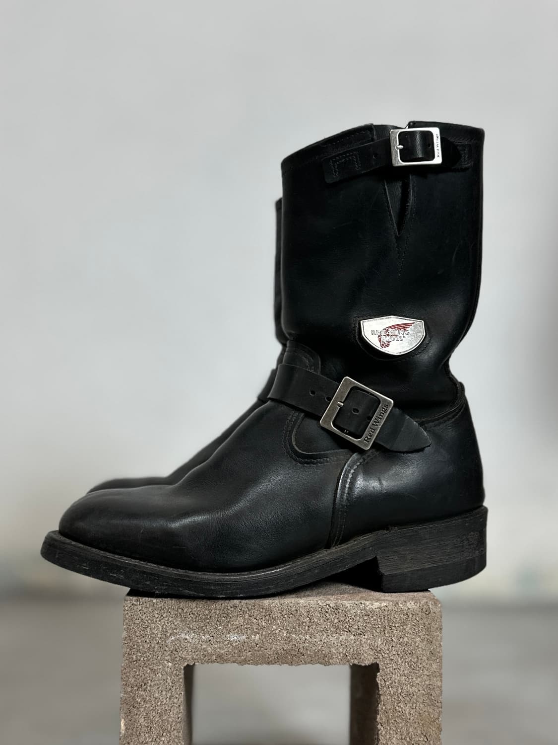 OG USA Made 레드윙 968 엔지니어 부츠 상품이미지5