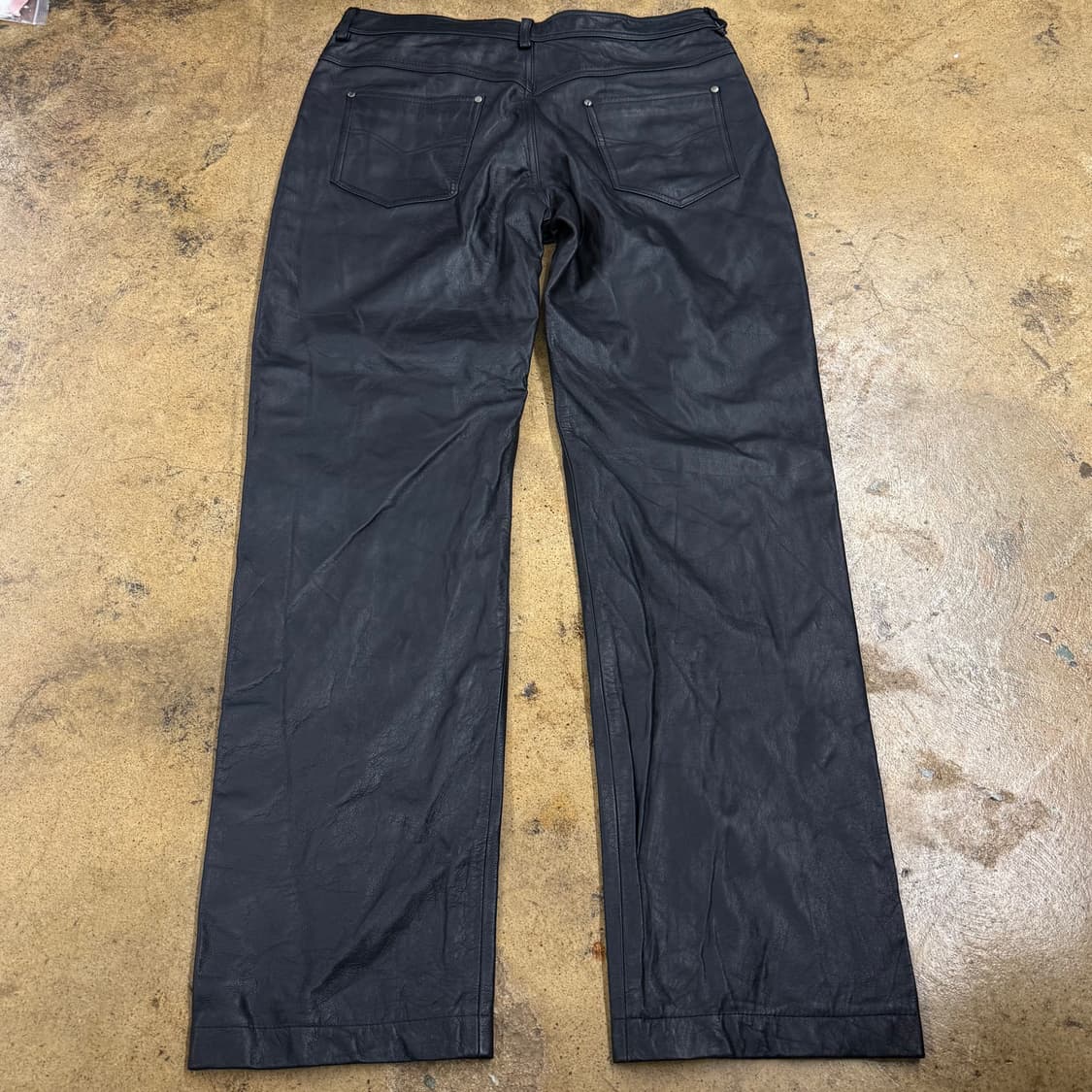 [정품] 리얼레더 소가죽 팬츠 b10 상품이미지3