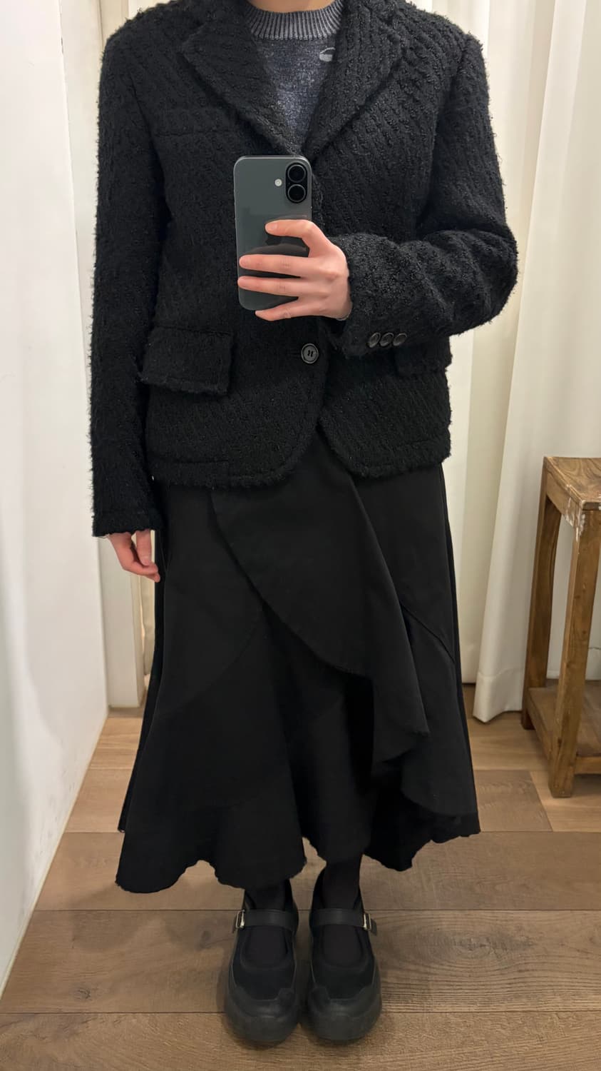 Sculpted Boucle Tailored Jacket 상품이미지2