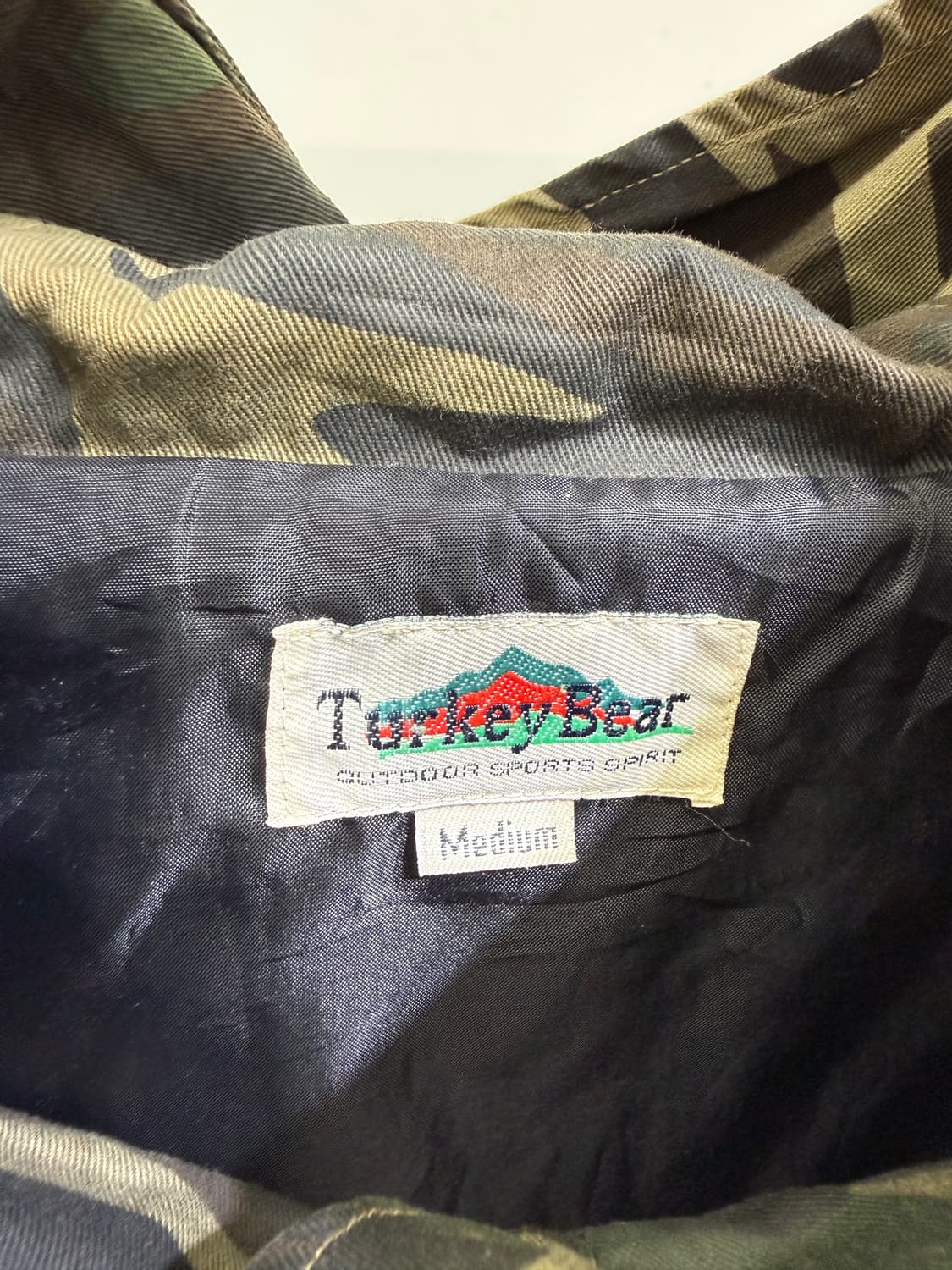 빈티지 TURKEY BEAR 카모 자켓  상품이미지7