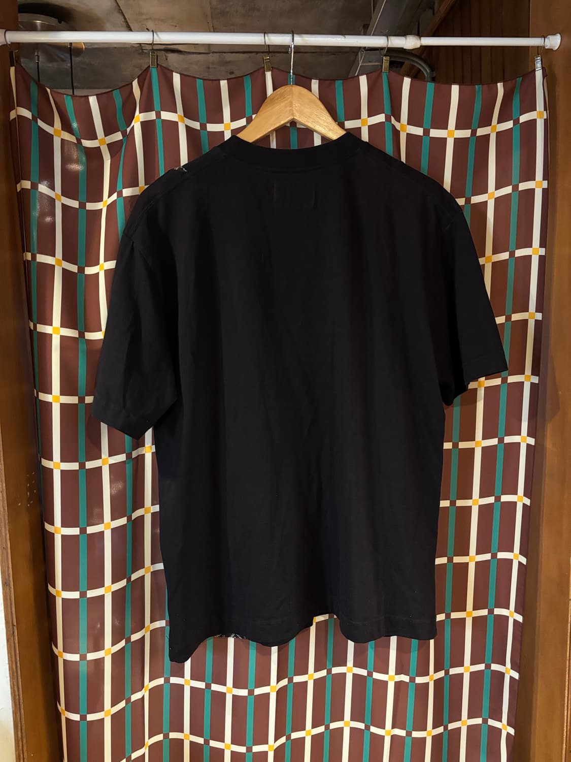 노스페이스 퍼플라벨 패치워크 블랙 반팔 티셔츠 상품이미지6