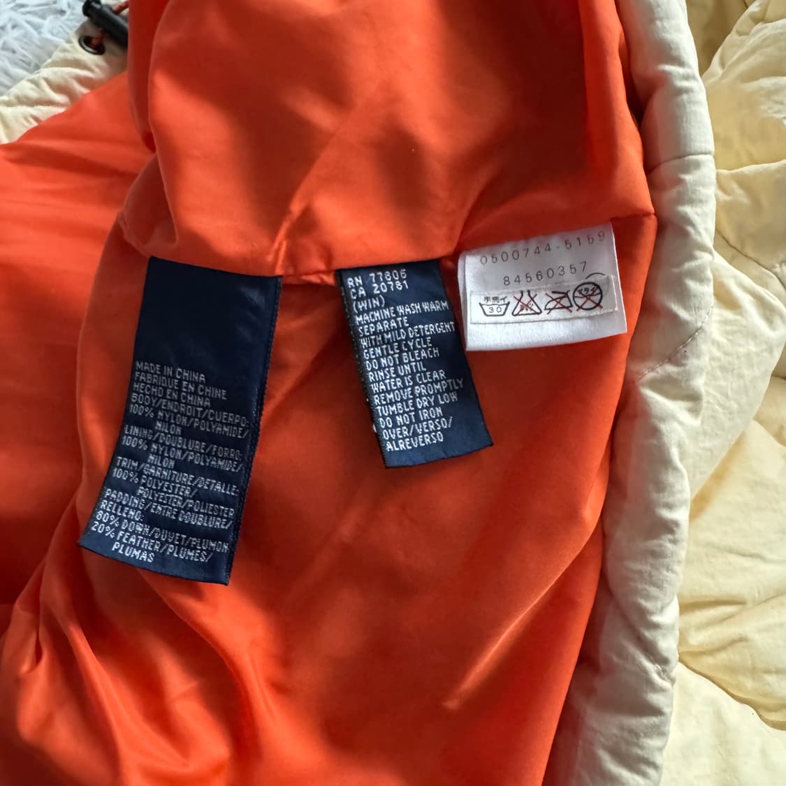 TOMMY HILFIGER 일본빈티지 숏 패딩 타미 힐피거 110 xxl 상품이미지7