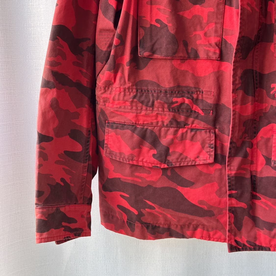 쟈딕앤볼테르 BERNARD CAMOU 유틸리티 자켓 레드 M 상품이미지4