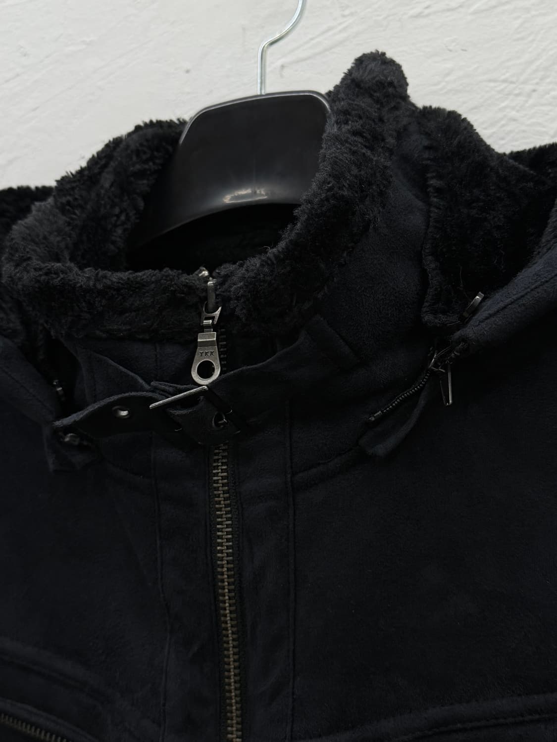 navy 스웨이드 무스탕 상품이미지3