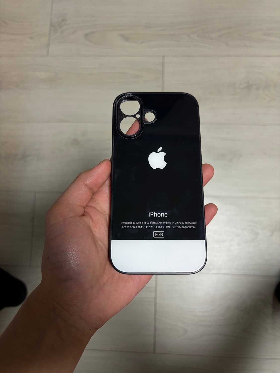 아이폰 17 하우징 빈티지 레트로 강화유리 범퍼 맥세이프 케이스 상품이미지1