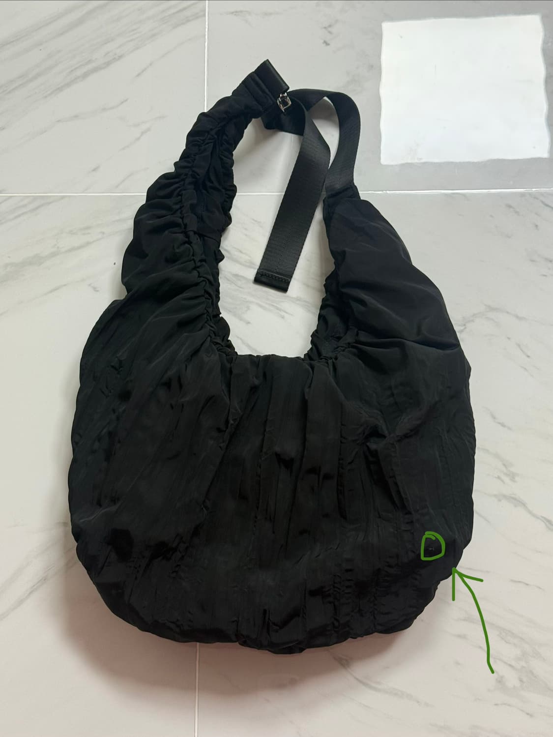 마지막가격/ 자라 zara 보부상 가방 호보백 빅백 숄더백 여자 블랙 상품이미지2