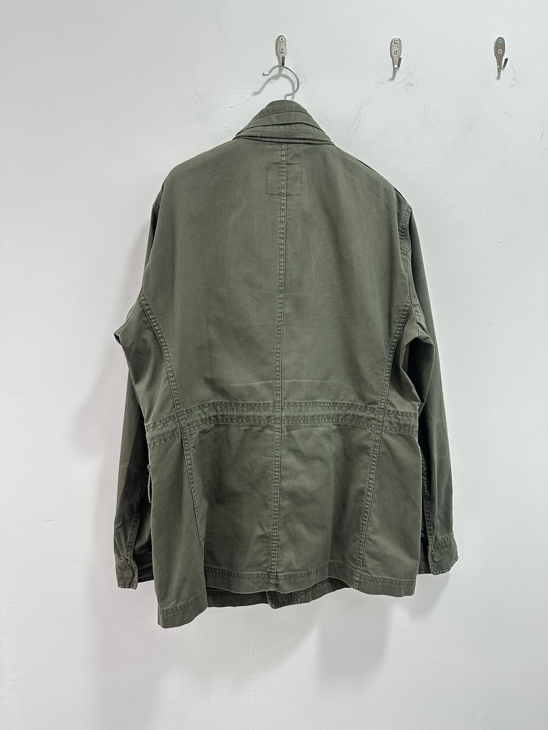 Vintage khaki multi pocket jacket 상품이미지5