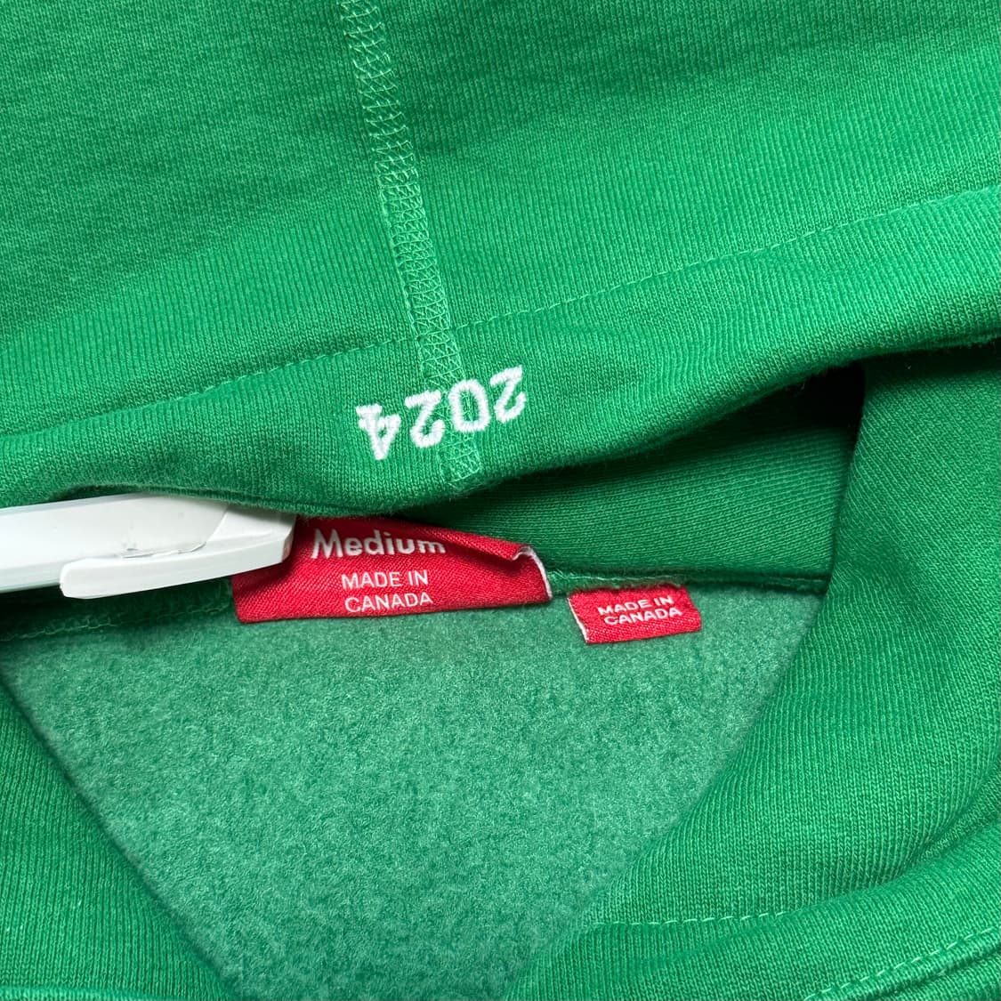 [M] 24FW 슈프림 박스로고 후드 그린  상품이미지2