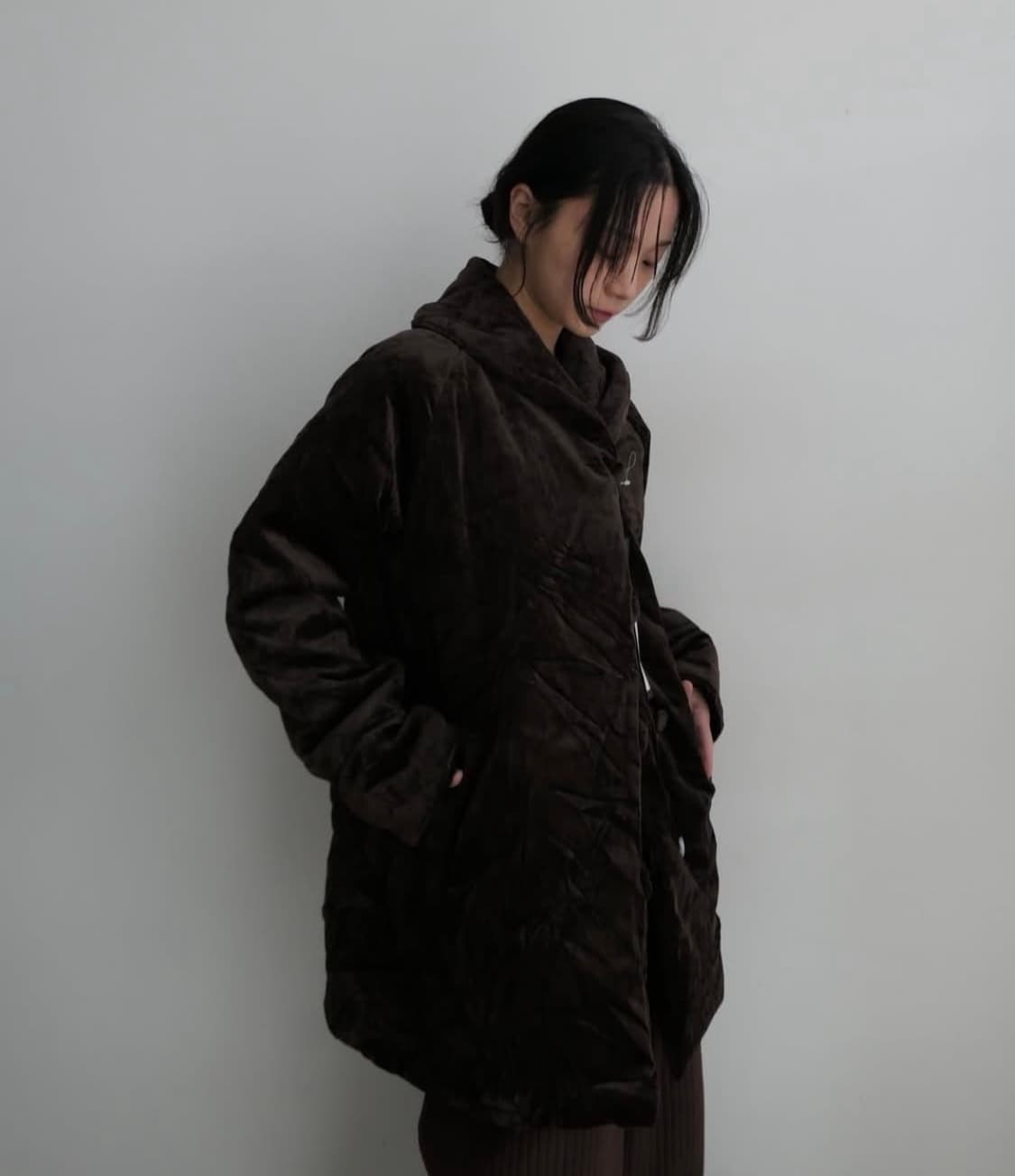 빈티지 낙원 벨로아 다운 점퍼 상품이미지6