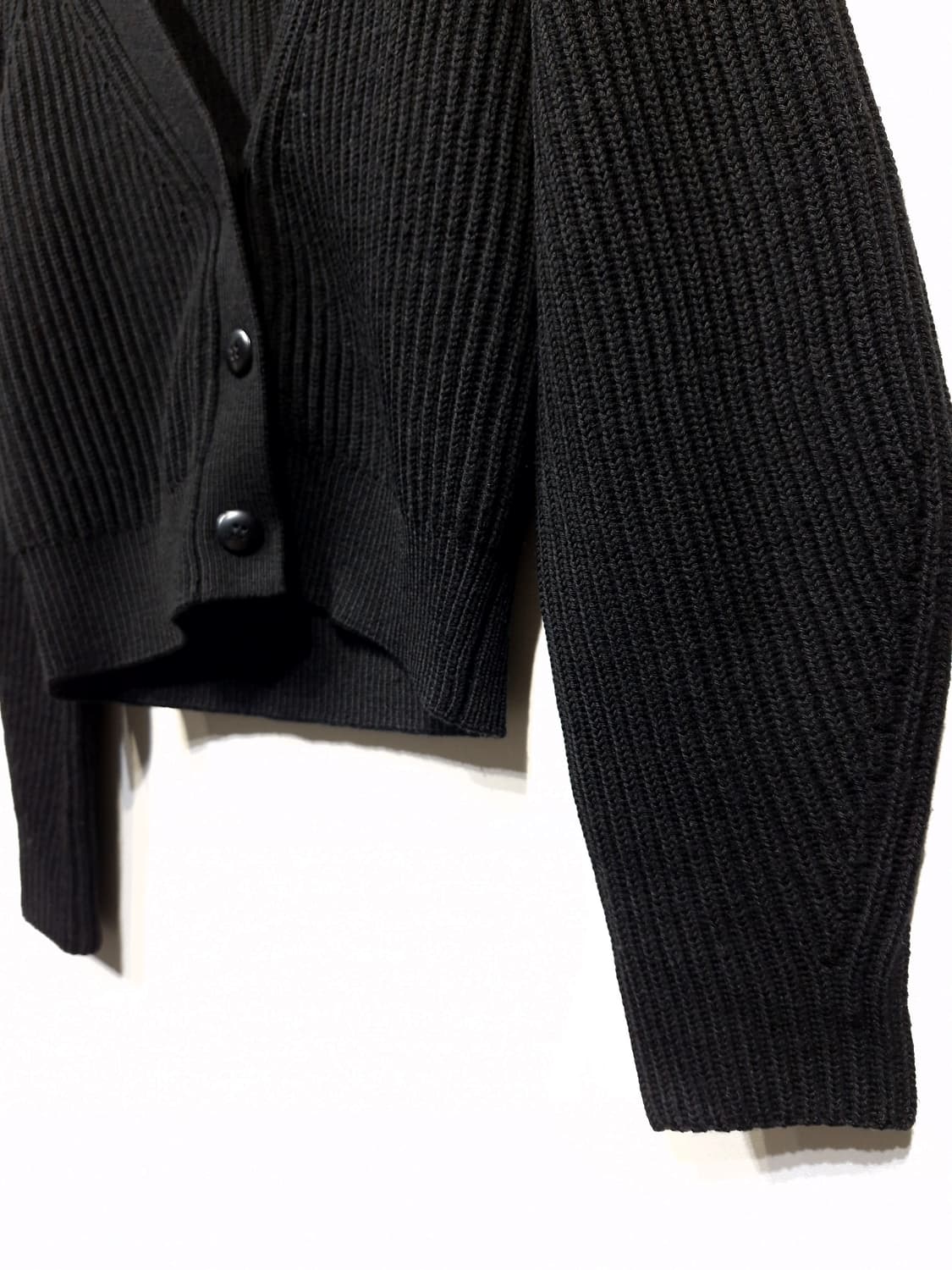 Theory 띠어리 메리노울 골지 크롭 가디건 상품이미지4