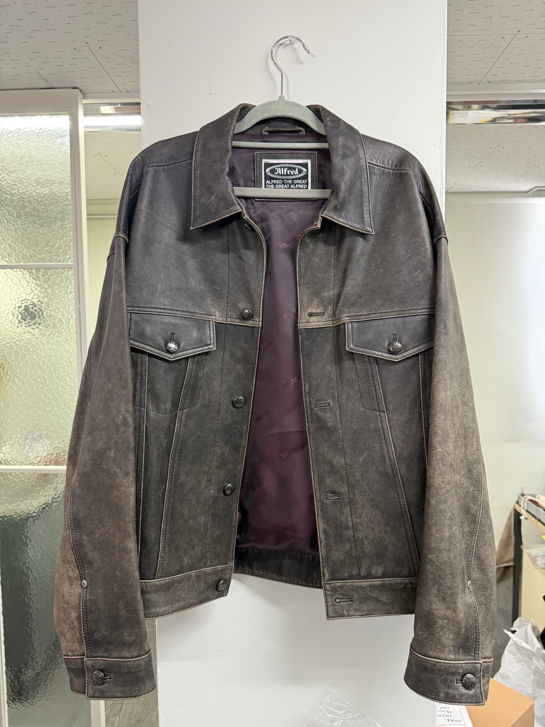 알프레드 (헤리티지플로스) 레더자켓 M 상품이미지3