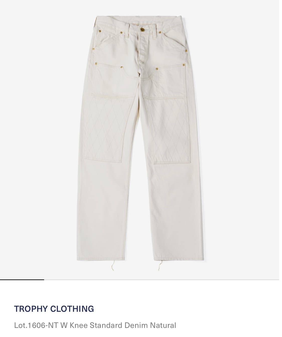 트로피클로딩 1606-NT 네추럴데님팬츠 상품이미지7