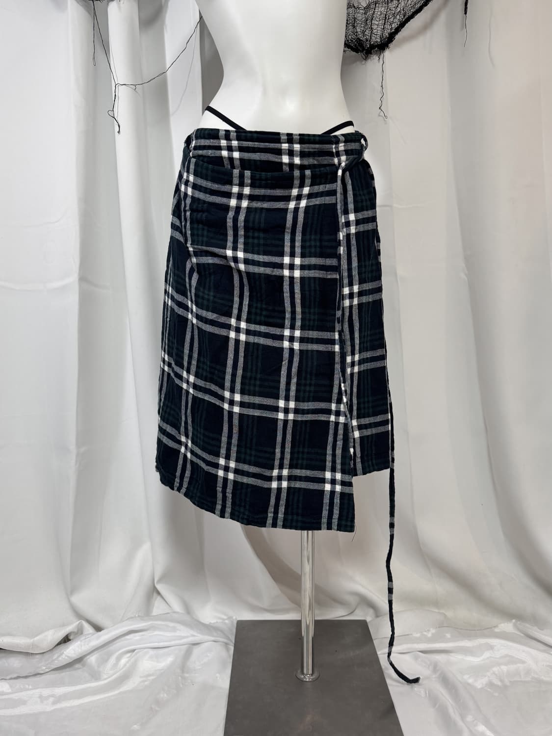 check layered skirt 상품이미지2